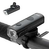 自転車 ライト 大容量2500mAh USB-C充電式 LED 吊り下げ可能 1200ルーメン 高輝度 4つ調光モード ロードバイク ライト 自転車用ライト 自転車らいと クロスバイク ライト 長時間持つ IPX6防水 防振 軽量 小型 夜間走行 通勤 通学 懐中電灯 防災 地震対策 (AI1200-ブラック)