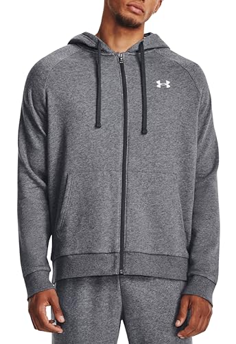 Sweat à capuche UA Rival Fleece Full Zip Under Armour homme veste sport noire