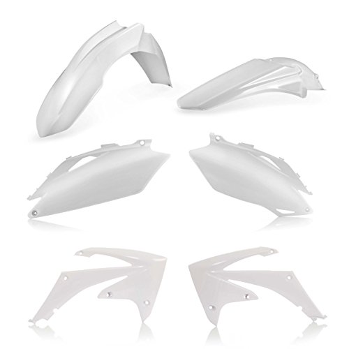 2 Anni di garanzia acerbis 0013148.030 kit plastiche bianco compatibile con honda crf 450 r 2009 2010 mototopgun