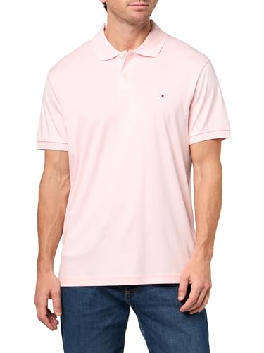 Image of Tommy Hilfiger Mens Short Sleeve Casual Polo Shirts in Regular Fit with Liquid Cotton