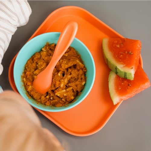 Nuby Good Square Meal Toddler Weaning Bowls - Durable, Multicolour - Image 3