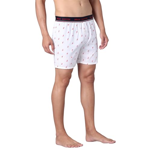 Image of Urban Scottish Men's Boxer Pants 100% Cotton Material with A Stylish Print Soft and Stretchy Elastic Waist Band Dynamic Movement and Hardwearing Stitching Breathable with A Gentle Snug Fit