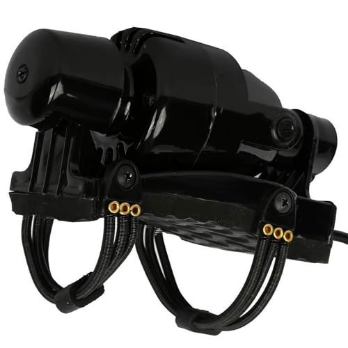 Image of MCP Powerful Black Electric Handheld Double Speed Floating Action Massager for head, body & Scalp pain relief (Black)