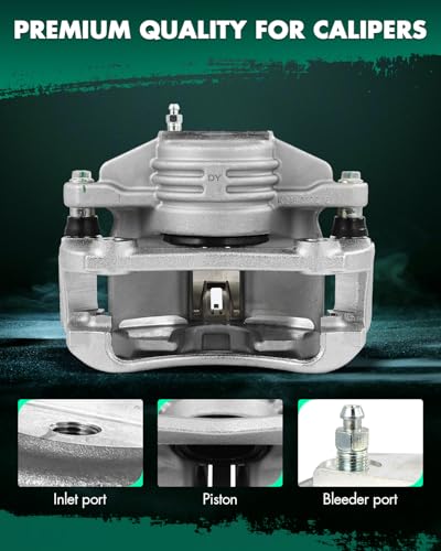 Image of SCITOO Front Driver Side Disc Brake Caliper 18B4646 Compatible For Chevy For Classic 2004-2005,For Oldsmobile For Cutlass 1997-1999,For Pontiac For Grand Am 1999-2005,With Bracket 1PC