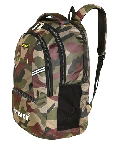 Image of FLYSACK 40 Litres Large Laptop Backpack Army Military And Jungle Design School College Travel Bag Office Bag For Unisex (Multicolor)