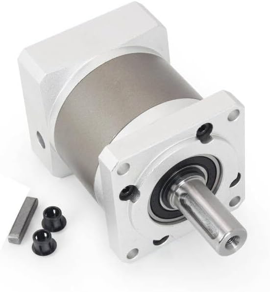 Miniatura 2 de CNCTOPBAOS Nema23 Motor paso a paso Reductor de velocidad de caja de cambios planetaria 7 Arc-min para eje de 0.315 in, motor de 2.244 in, relación