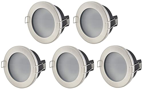 HAVA 5er PACK - Spot Metall Einbaurahmen GX53 IP44