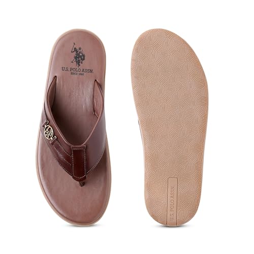 Image of U.S. POLO ASSN. Men's Leather Slipper