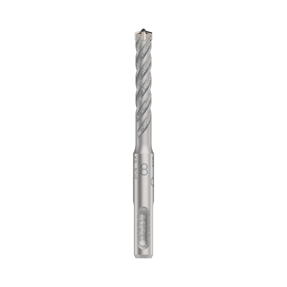 Bosch 1x PRO SDS plus-5X Kırıcı Delici Delme Ucu (Donatılı Beton, Beton, Ø 8,00 mm, Professional Aksesuar Kırıcı Delici)