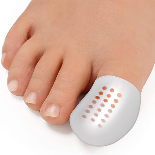 16 Stück Gel Zehenkappen Zehenschutz, Zehenschutzkappe, Gegen Blasen und Reibung, Silikon Atmungsaktive Zehenschutz für Blasen, Hhneraugen, Eingewachsene Zehenngel