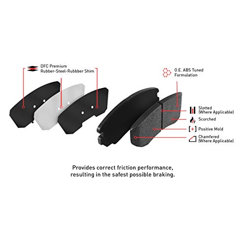 Image of DFC Front Rear Brake Kit Fits 2010-2015 Chevrolet Camaro | GEOSPEC Brake Rotors| 5000 Advanced Brake Pads and Rotors Kit| Hardware| 14.0 inch Front & 14.4 inch Rear