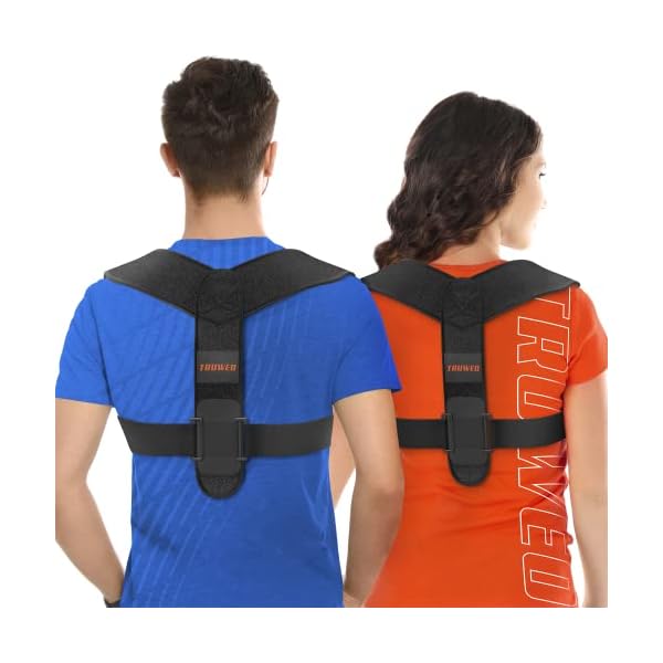 TRUWEO Posture Corrector For Men And Women - Adjustable Upper Back Brace For Clavicle To Support Neck, Back and Shoulder…