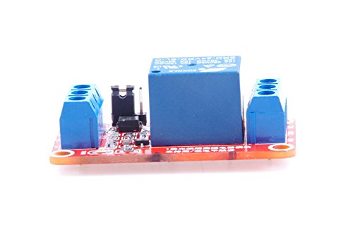 KNACRO 10A 12V 1-Channel Relay Module High Low Level Triggering Optocoupler Isolation Load 10A DC 30V AC 250V for PLC Automation Control, Industrial System Control, Arduino (DC 12V 10A, 1-Channel)