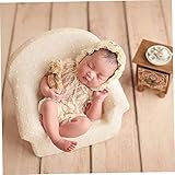 Newborn Photography Props Couch Professional Posing Figure Mini Sofa - 3 Pcs Newborn Baby Posing Mini Sofa Arm Chair Pillow Infant Photography Prop for Baby Photoshoot Props Accessories
