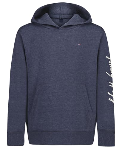 Tommy Hilfiger Boys' Long Sleeve Fleece Pull-Over Hoodie