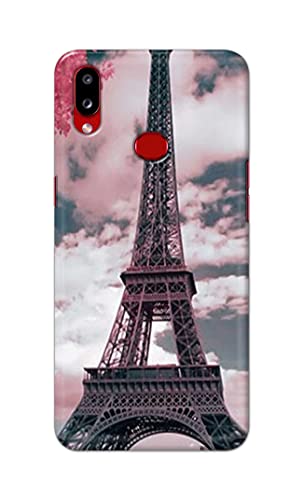 Image of Lovers Famous Place Eiffel Tower in Paris Hard Back Case Cover for Samsung Galaxy A10s / Samsung M01s, SM-A107F / DS, SM-A107M / DS Back Cover -(J5) VNS2227