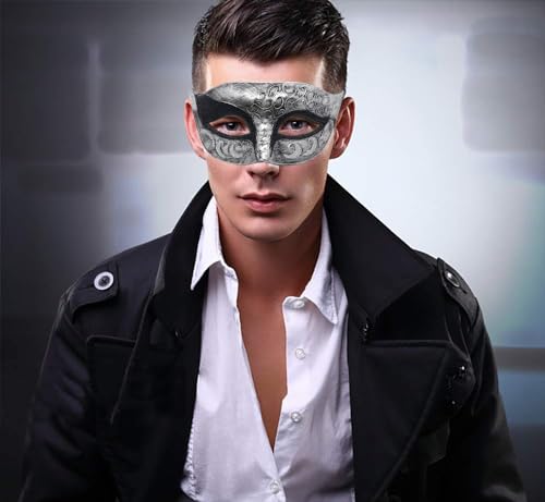 Image of Coddsmz Couple Masquerade Mask Set - Venetian & Mardi Gras Mask for Women & Men