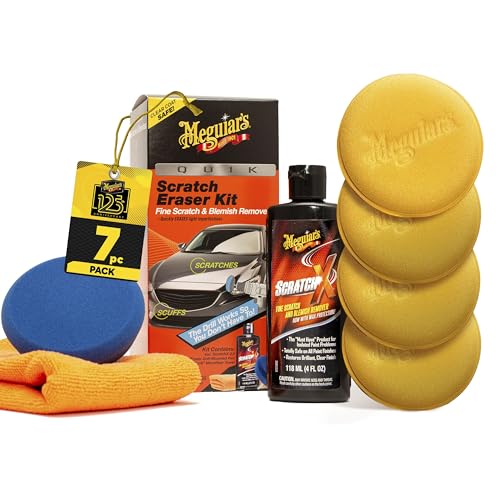 Meguiar's Quik Eraser Kit, Car Scratch Remover for Repairing Surface Blemishes, Car Scratch Repair...