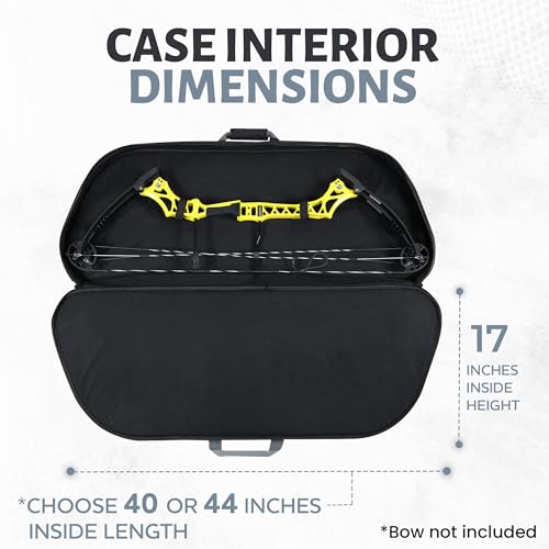 Image of LEGEND Apollo Soft Bow Case - Compound Bow Case with Multiple Storage & Foam Padding, Lightweight Bow and Arrow Case for Archery Accessories, Bow Bag with Arrow Tube Pocket - 40 inch & 44 inch