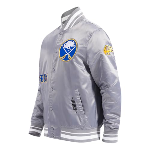 Image of Pro Standard Mens NHL Old English Satin Jacket