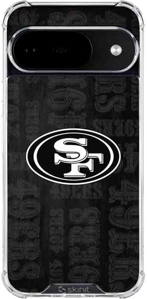 Skinit Clear Phone Case Compatible with Google Pixel 10 - Officially Licensed NFL San Francisco 49ers Design