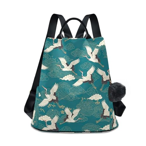 Sac à dos femme anti-pickpocket avec grand compartiment à motif floral chic