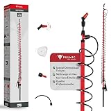 Pulmic Lance de Pulvérisation Télescopique 5 m d'Hauteur – Perche en Fibre de Verre Légère...