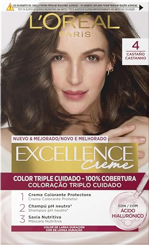 L´ORÉAL PARIS Excellence Creme Tinte Permanente - Tono 4 Castaño