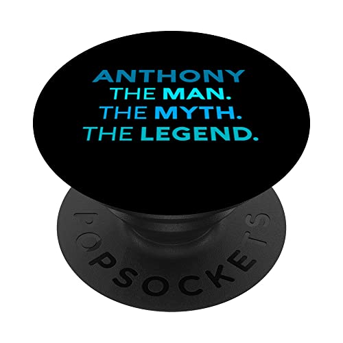 Anthony El Hombre El Mito El Nombre De La Leyenda Niños Personalizados PopSockets PopGrip Intercambiable Anthony El Hombre El Mito El Nombre De La Leyenda Niños Personalizados PopSockets PopGrip Intercambiable