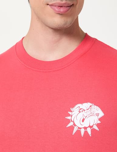 T shirt Homme Vans Bully pour homme couleur Crimson Haze - vue 4