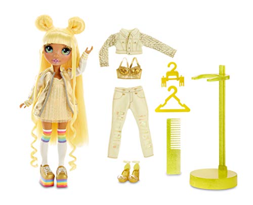 Rainbow High Sunny Madison  Yellow Fashion Doll with 2 Outfits