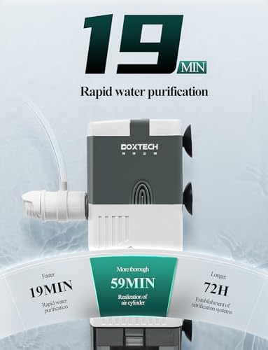 Boxtech Aquarium Internal Filter, 5-30 Gallon - 3
