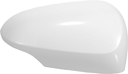 Tapa del espejo retrovisor Cubierta del espejo de la puerta lateral derecha para Toyota Prius C 2012-2018 ABS Plástico Blanco
