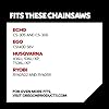 Oregon Chainsaw Chain 3/8" LP Pitch, .043" (1.1 mm) Gauge for 14 Inch Bar, 52 Drive Links – Low-kickback Replacement Saw Chain, Fits Husqvarna, Echo, Ryobi and more #2