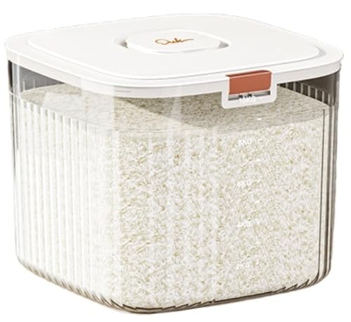 Eiuuioj 米びつ,密閉,防虫,おしゃれ,大容量,洗える,フレッシュキッチン用品,冷蔵庫掃除,便利なキッチン収納,穀類,麺類,豆類,密閉,防虫,おしゃれ 米びつ,洗える,フレッシュキッチン用品,冷蔵庫掃除,便利なキッチン収納,雑貨,食品 (5KG,とう