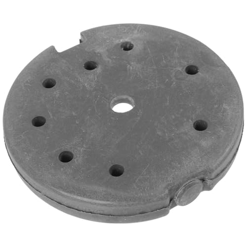 Pied de lampe rond en fer noir accessoire solide de decoration pour la chambre