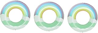 ABOOFAN Ar Livre 3 Pçs Anel De Natação Em Nuvem Para O Verão Ao Os Infláveis Anéis De Água De Verão Da Piscina Anéis De Piscina Anel De Natação Design De Lantejoulas Anel De Fora