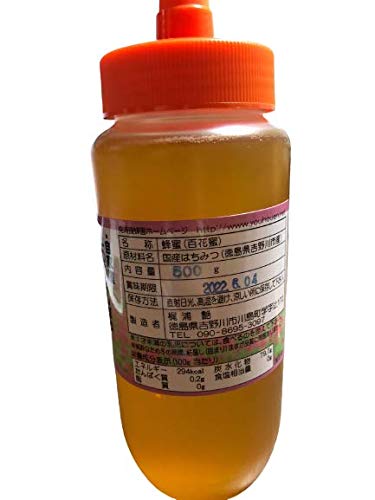Amazon | 梶浦養蜂園 国産はちみつ百花蜜（非加熱）500g*6本 | ノー