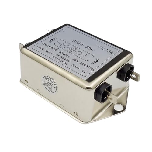 Filtro purificador de energía CA 220V DEA4-20A bipolar enchufable 2