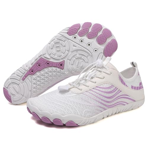 Image of Hike Barefoot Shoes for Women Men, Pro Barefoot Shoe with Wide Toe Box for Hiking, Walking, Swimming, Non-Slip Breathable Lightweight Water Shoes Unisex