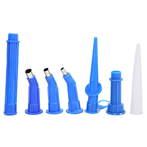 Glass Glue Gun, Ow-Q3 310Ml Pneumatic Caulking Gun Including Glue Scraper, Air Pressure Valve, Accessories, Adjustable Speed Silicone Gun #TOP4