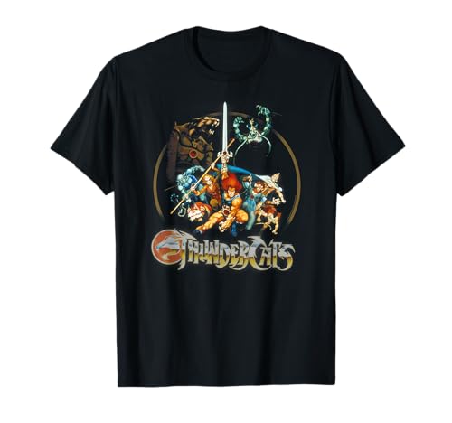Thundercats Circle Group Shot Logo T-Shirt
