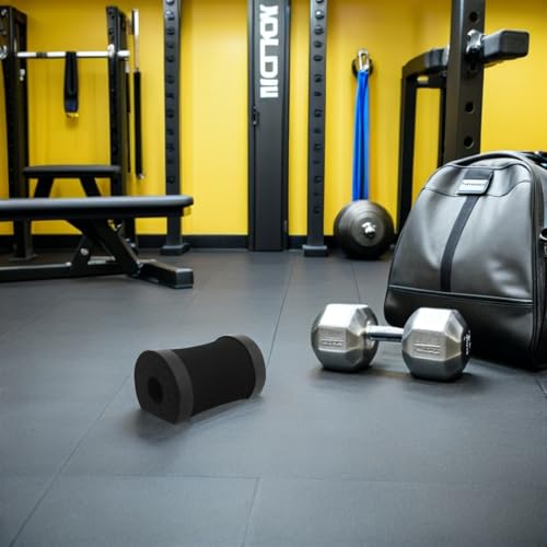 2pcs Black Rubber Push up Mat Supportive Cylindrical Exercise Pad miniatura 6