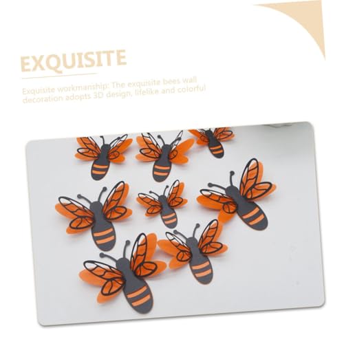 Vinilos Decorativos 3D Abejas Doble Capa Set 12 Piezas miniatura 3