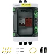 CNLonQcom zabezpieczenie przeciwprzepięciowe PV DC odłącznik DC500 V 40 A 1 x 1 strun, ochrona odgromowa, ochrona przewodu...