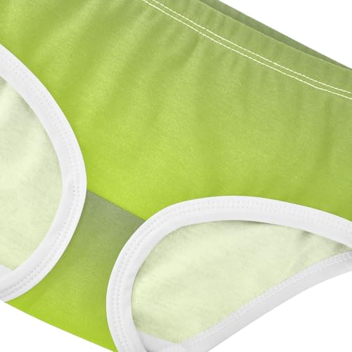 Joisal Girls Underwear Toddler 2t Cotton Little Girl Panties Designer Undies Kids Briefs Camouflage Green Light Lime Gradient4