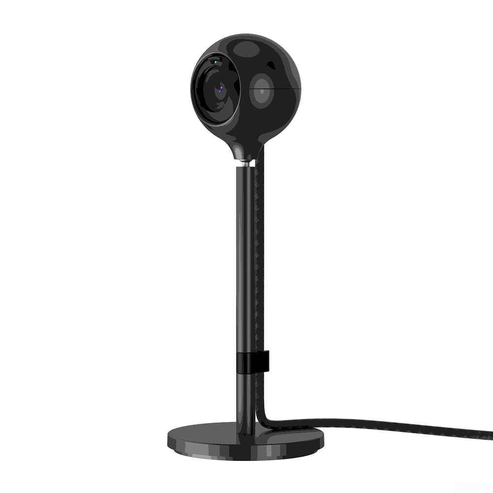 Webcam 1080P HD para Switch 2 con USB-C, basada en antideslizante, orientable, cámara de 2 MP para tableta/modo TV, color negro