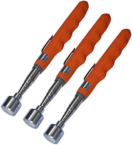 3 PCS Telescoping Magnetic Pick Up Tool Extendable 31" 20 lb Tele...
