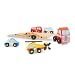 Melissa & Doug Emergency Vehicle Carrier (Two-Level Tractor-Trailer Truck Toy with 4 Vehicles, Great Gift for Girls and Boys - Best for 3, 4, 5, and 6 Year Olds), Image 4 Melissa & Doug Emergency Vehicle Carrier (Two-Level Tractor-Trailer Truck Toy with 4 Vehicles, Great Gift for Girls and Boys - Best for 3, 4, 5, and 6 Year Olds), Image 4