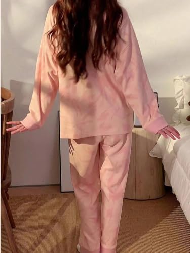 Image of LITZO Womens Korean Night Dress || Pyjama Set ||Korean Nightsuit || Women Nightwear ||Round Neck Half Sleeve Nightsuit || Loungewear || Everyday Nightdress (L-228-233)